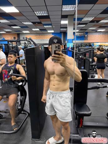 Trai gym body rắn chắc - cu cương cứng chất lượng - massage quá đã