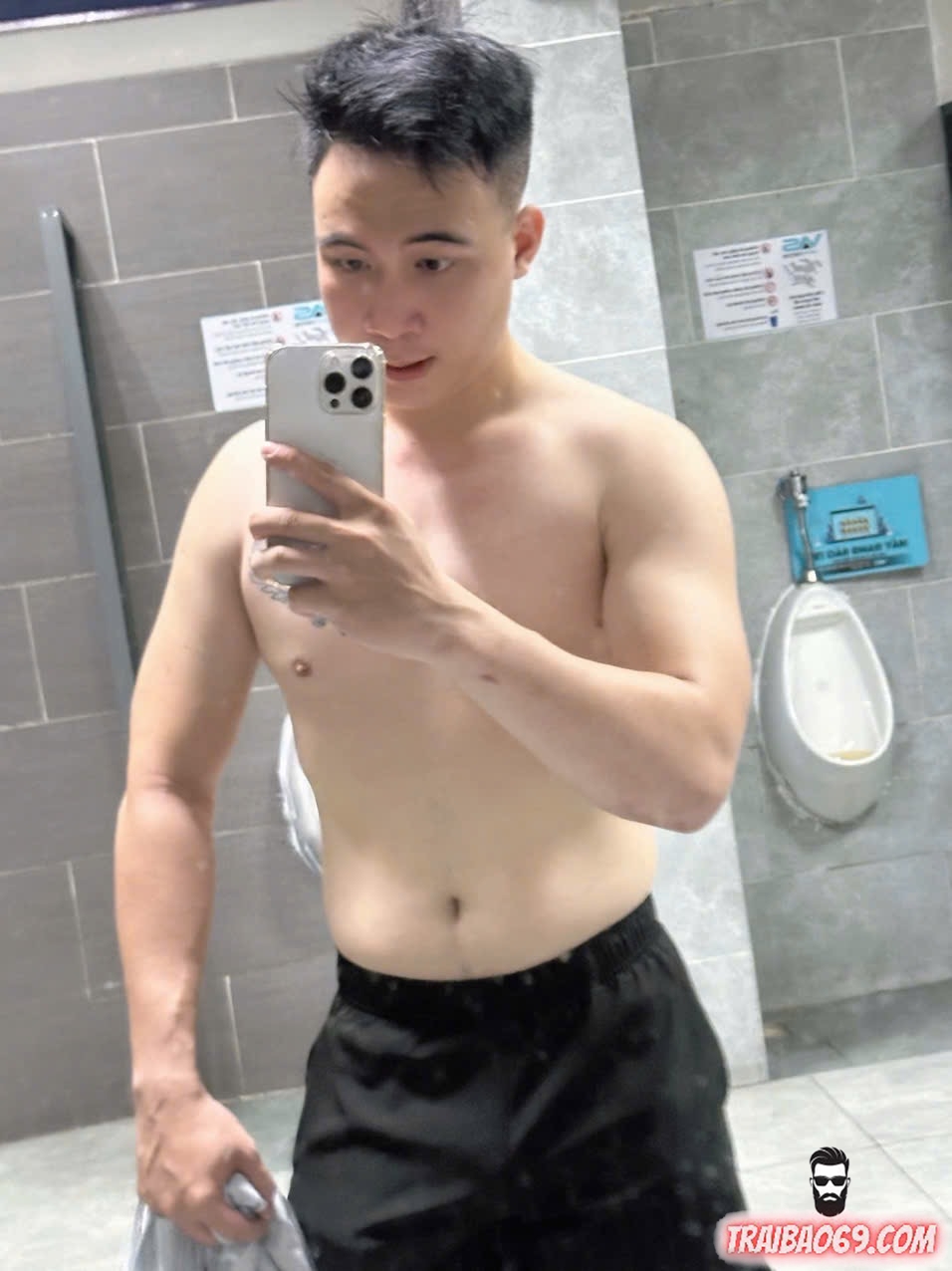 Trai gym cute - mặt dễ thương nam tính đến từ bình phước